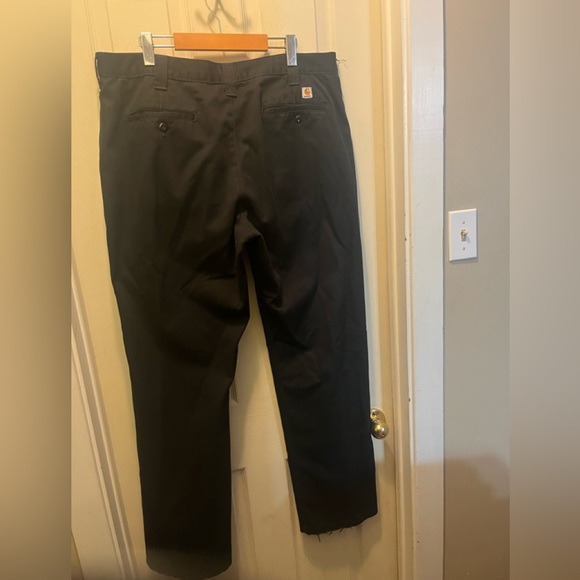 Carhartt mens 38 x 34 black industrial work pants - Picture 1 of 8